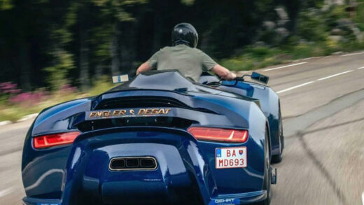 1000马力的奥迪R8摩托车？网友：汽车和摩托车的缺点集一身