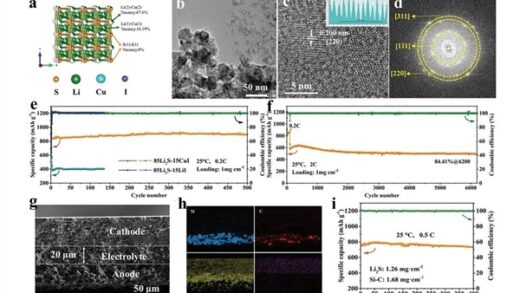 中科院全固态电池新突破：能量密度超600Wh/kg、解决高成本难题