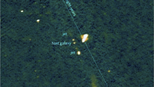 2300万光年！史上最长黑洞喷流能塞下140个银河系