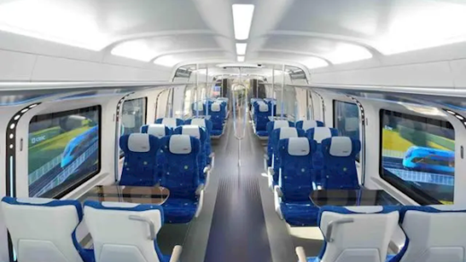 我国首列氢能源城际动车组CINOVA H发布：续航最高3000公里