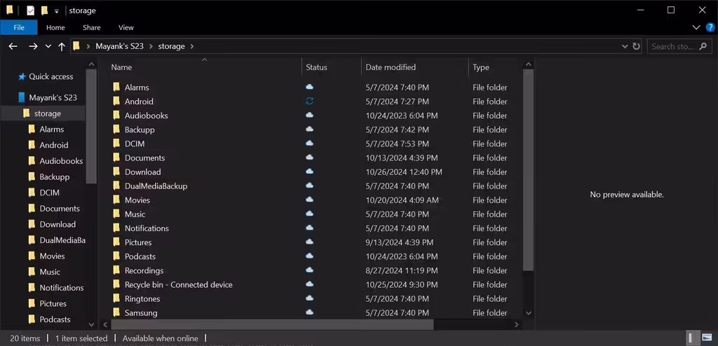 再见 USB 有线连接:微软 Win10 / Win11 文件管理器可无线管控安卓手机存储