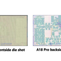 A18、A18 Pro正面和背面模态对比 结构因GPU不同而不同