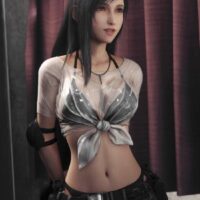 《FF7》蒂法绝色饭制美图：白发、胶衣、泳装任君赏