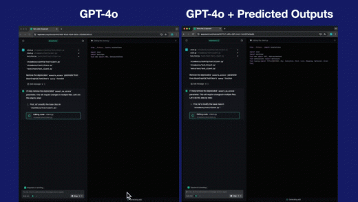 GPT-4o 加钱能变快，新功能“预测输出”7 秒完成原先 23 秒的任务