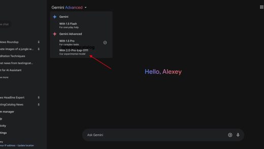 谷歌 Gemini 2.0 AI 模型现踪迹，响应速度更快