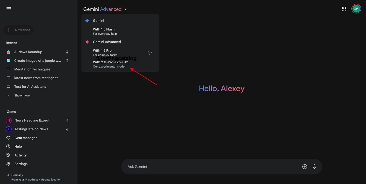 谷歌 Gemini 2.0 AI 模型现踪迹，响应速度更快