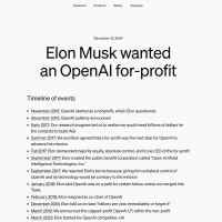 OpenAI 再喊话马斯克：你无法靠诉讼实现 AGI