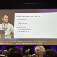 OpenAI 联合创始人 Ilya Sutskever：预训练时代即将结束