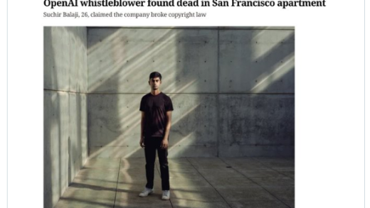 OpenAI吹哨人之死：ChatGPT的阴暗面