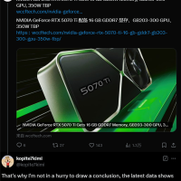 RTX 5070 Ti功耗降了不少：TGP下调至285W