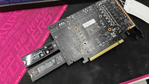 铭瑄B580显卡自带双M.2 SSD插槽 样品照片已曝光