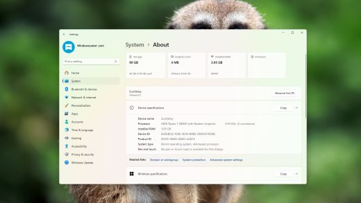 微软希望通过 Windows 11 的全新系统 UI 方便用户了解电脑规格