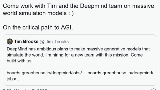 Google正在组建一支新团队以打造能够模拟物理世界的AI
