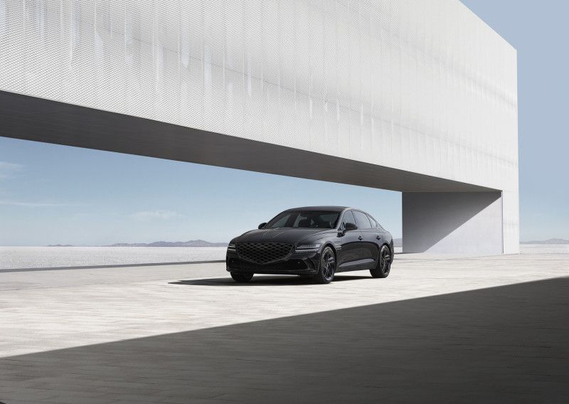 暗夜魅影：捷尼赛思 G80 黑色版官图发布