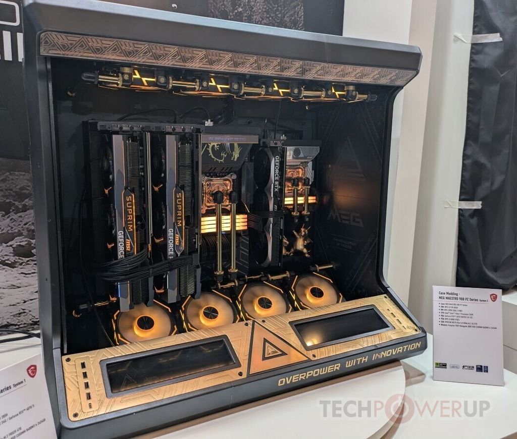 微星展示 MEG MAESTRO 900L PZ 概念机箱设计：双显卡、双系统，重新定义高端 PC