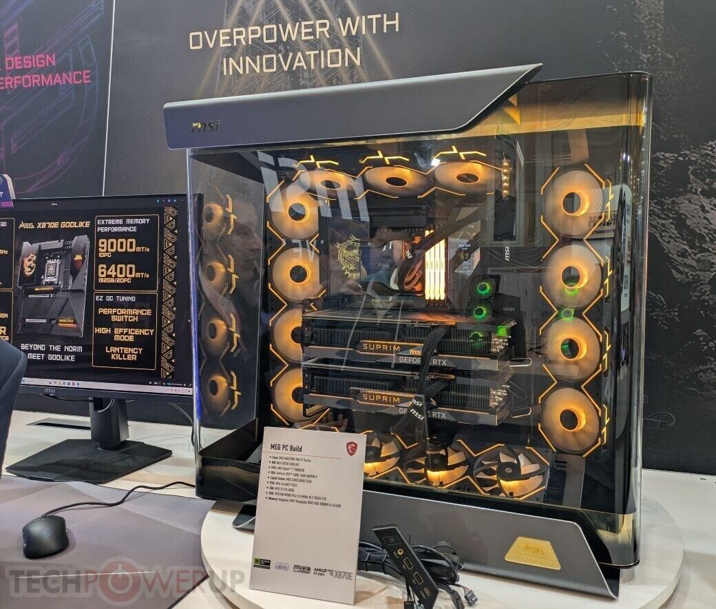 微星展示 MEG MAESTRO 900L PZ 概念机箱设计：双显卡、双系统，重新定义高端 PC