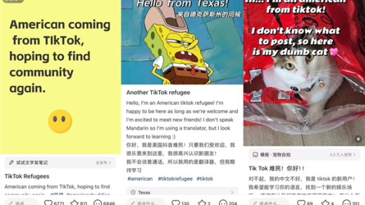 TikTok难民挤爆小红书的原因找到了！美国网友集体报复政府禁令 想认识真正的中国