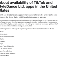 苹果公司称将TikTok从应用商店下架是依法行事