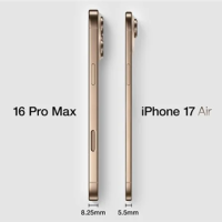 只有5.5mm！iPhone 17 Air厚度对比图来了：看看它有多薄