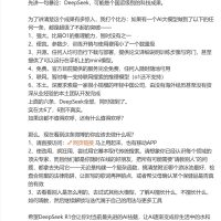 冯骥谈DeepSeek：可能是个国运级别的科技成果