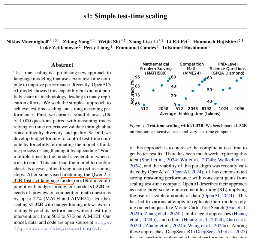 李飞飞团队50美元复现DeepSeek R1？ 真相来了