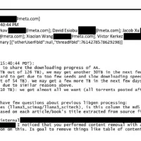 泄露的电子邮件显示Meta为AI训练下载了数TB的盗版电子书