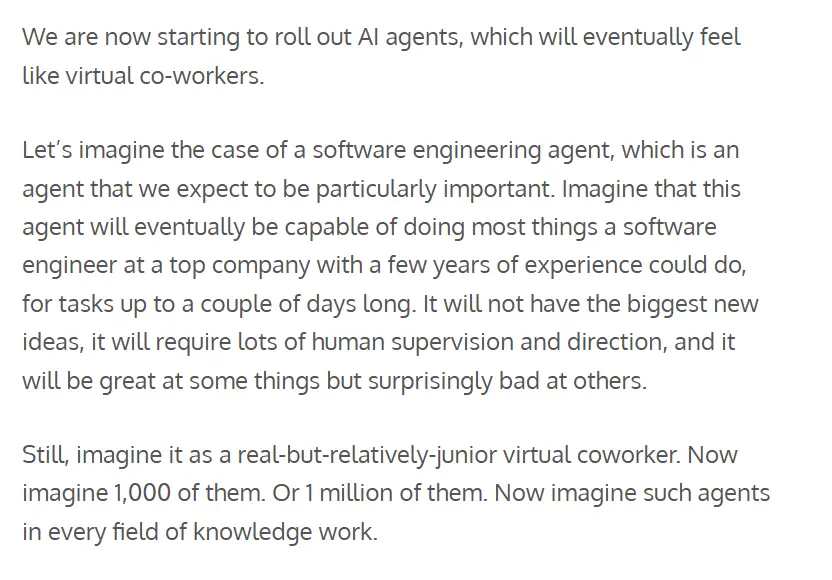Sam Altman发表深度文章：AI Agent将重塑世界经济