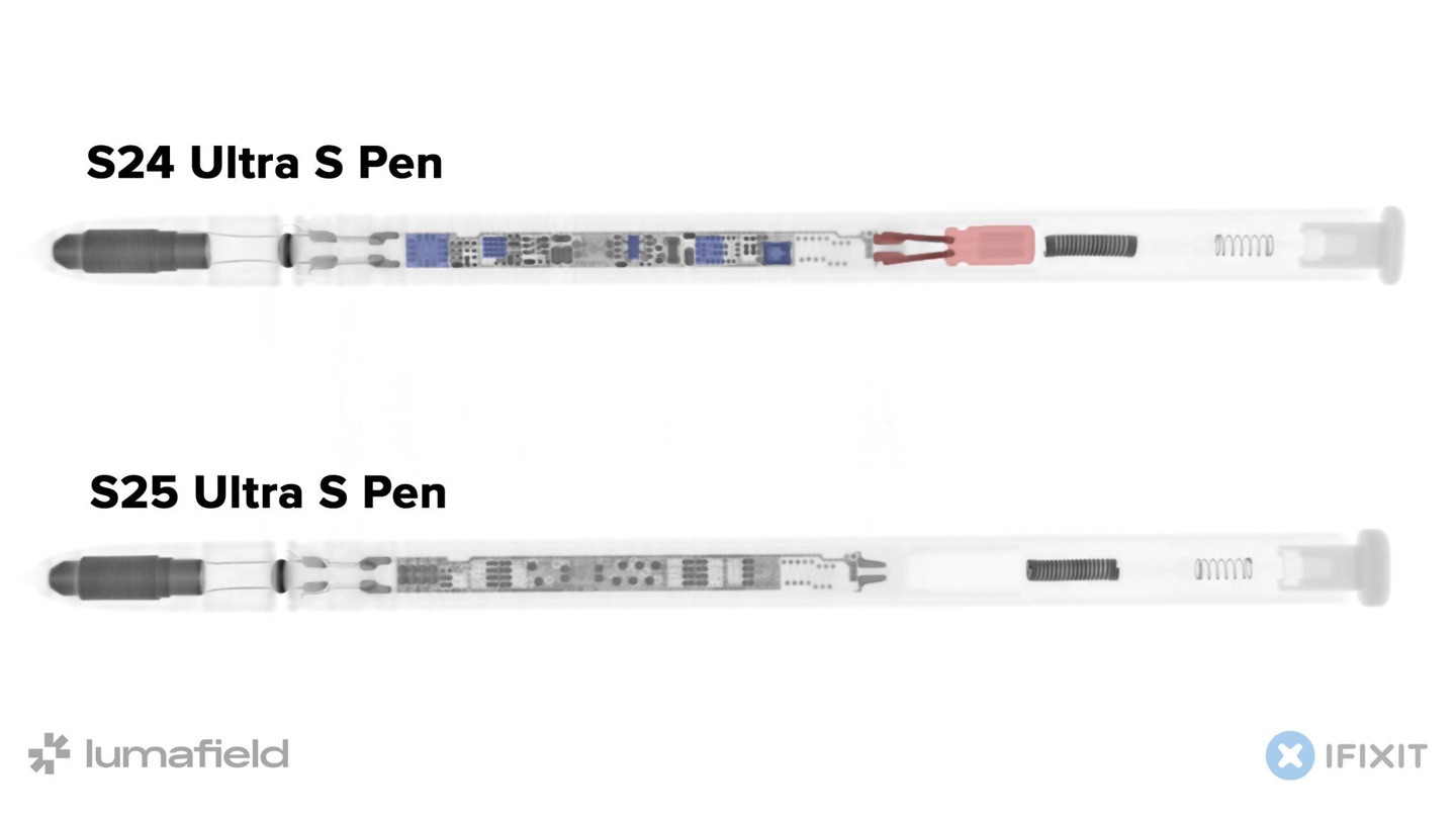 iFixit 拆解三星 Galaxy S25 Ultra 手机，可维修得分十年来最高