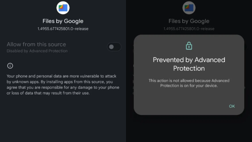 Google在Android 16中增加反诈功能：通话期间禁止启用侧载避免被引导安装恶意软件