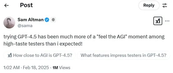 OpenAI可能发布GPT-4.5 狙击马斯克Grok3