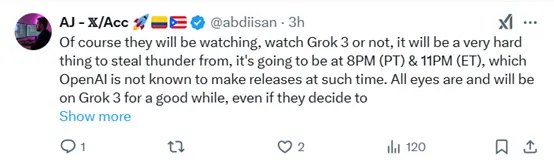 OpenAI可能发布GPT-4.5 狙击马斯克Grok3