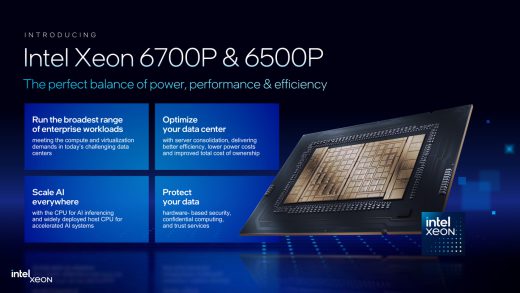 完善 “Granite Rapids” 阵容，英特尔推出至强 6700/6500P 及至强 6 SoC 处理器