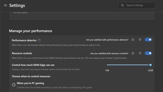 微软Edge迎超实用新功能！可限制内存使用量