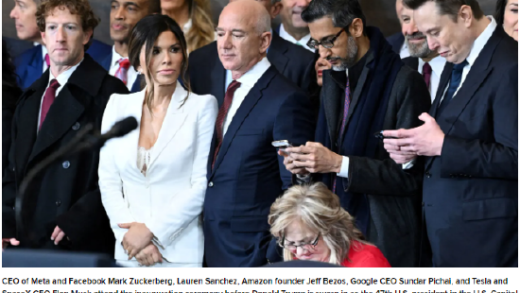 自特朗普就职以来 美股科技股已下跌了7%