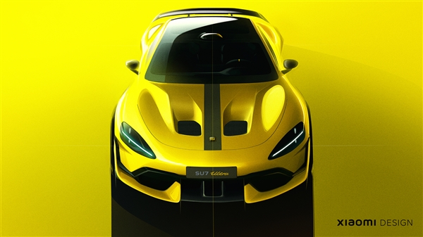 小米SU7 Ultra壁纸下载：设计师手绘 雷军都被震撼到了