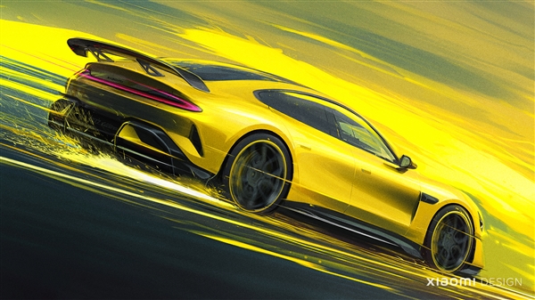 小米SU7 Ultra壁纸下载：设计师手绘 雷军都被震撼到了