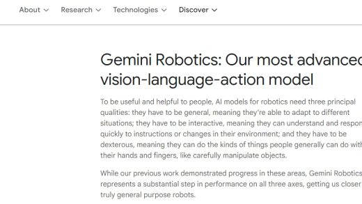 专为机器人行业而设计！谷歌推出两款新型AI模型