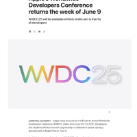 苹果官宣“WWDC25”：6月9日拉开帷幕 重点介绍软件最新进展