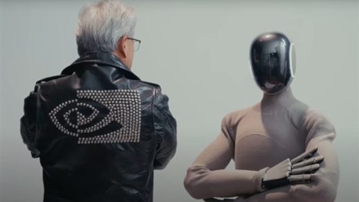 黄仁勋新战袍来了！NVIDIA镶钉皮夹克上身超狂