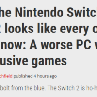 媒体锐评Switch 2：有点独占作品 但不再特别