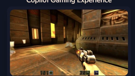 微软用AI生成了一份《雷神之锤II》的重制版本