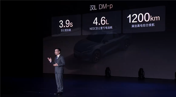 超千匹马力零百2.7秒！比亚迪汉L上市：20.98万起