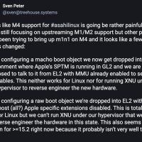 想在苹果M4上跑Linux？开发者：真是太痛苦了