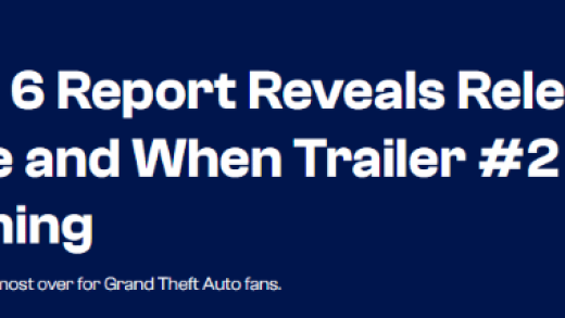 曝《GTA6》今年11月发售 新预告或5月公开