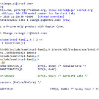 英特尔Bartlett Lake-S台式机CPU即将发布 已获得Linux和其他应用的支持