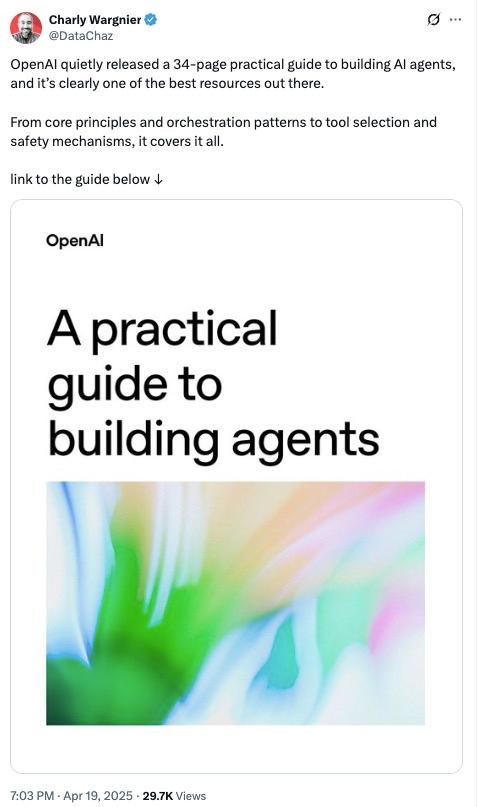 OpenAI“Agent 圣 经”翻车？LangChain 创始人怒怼“全是坑”