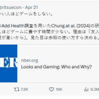 研究表明“长得好看的人打游戏少”