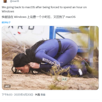 Windows留不住自家人：微软产品经理使用一小时火速换回macOS