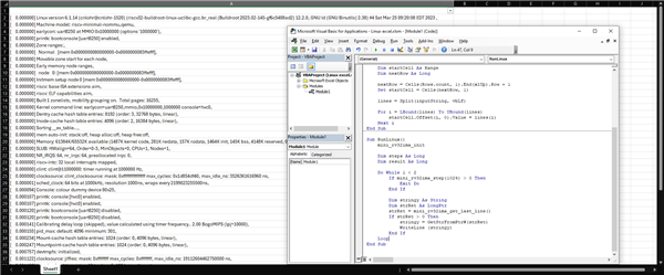 这才是真正的精通！开发者成功实现Excel中运行Linux