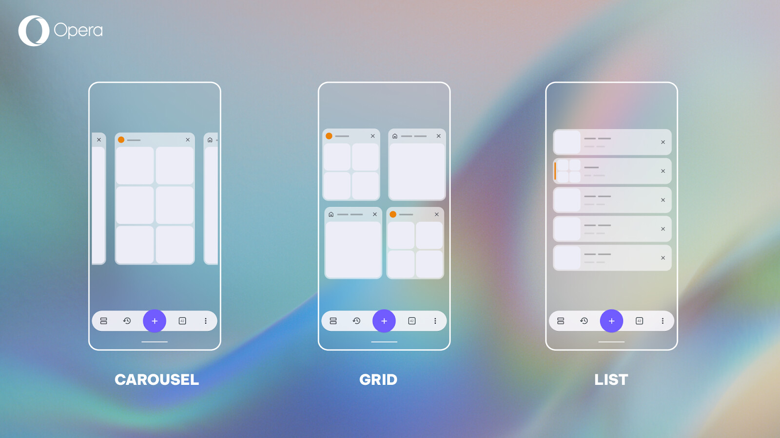 Android 版 Opera 89 带来了大量标签页改进